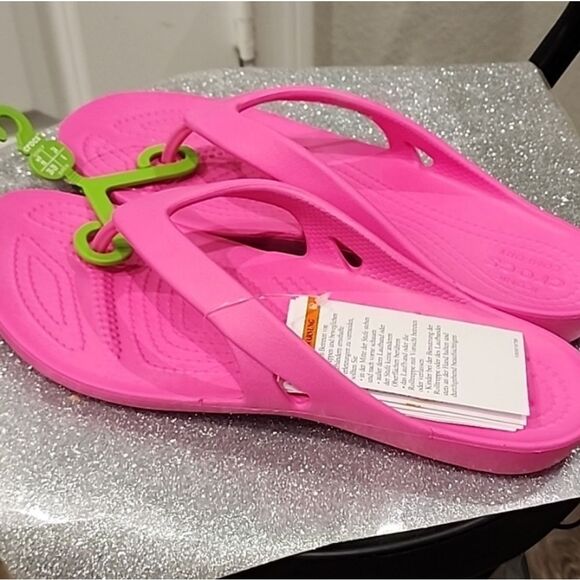Crocs Kadee 2 Thong Sandal- Pink - Picture 5 of 7